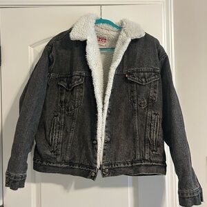 Levi’s Faux Fur Denim Jacket